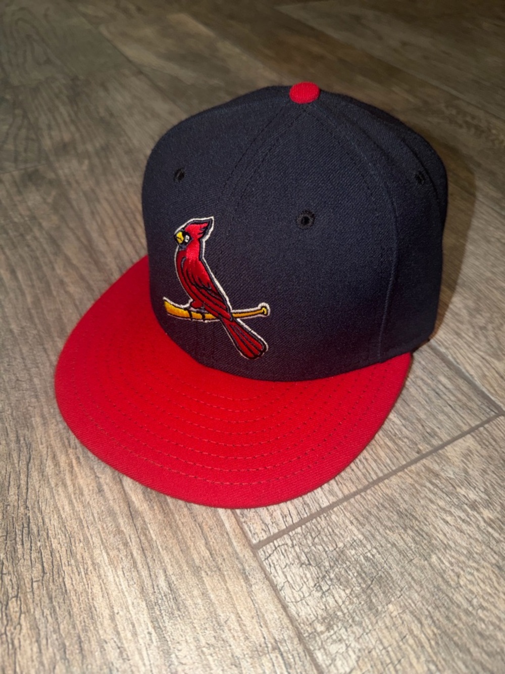 St. Louis Cardinals New Era Navy Fitted 59FIFTY Baseball Cap 6 7/8